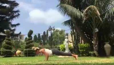 .... to record a yoga session