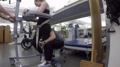 A few months ago, I posted a gif of my paralyzed self walking in an exoskeleton and lots of redditors donated to my recovery fund. That money allowed me to spend the last five weeks at Shepherd Center doing physical therapy and cool stuff like this. Thank
