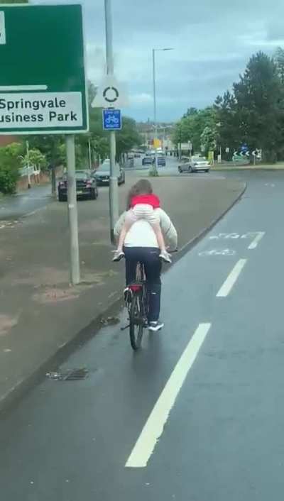 Lunatic Adult Cyclist