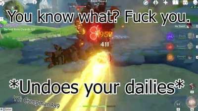 Noooooo! Not my free primogems!