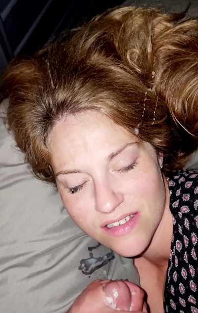 I didn't bother cleaning up before I fell back asleep.