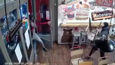 Knife fight in London