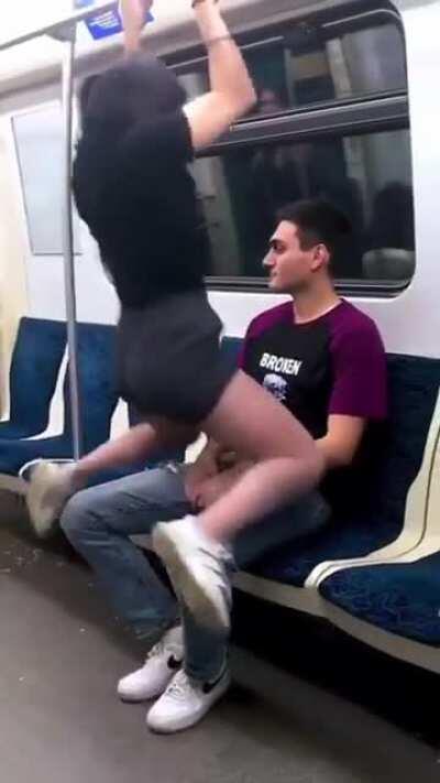 Woman sexually assaults multiple guys on subway for a tiktok