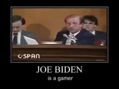 Joe Biden = G*mer?