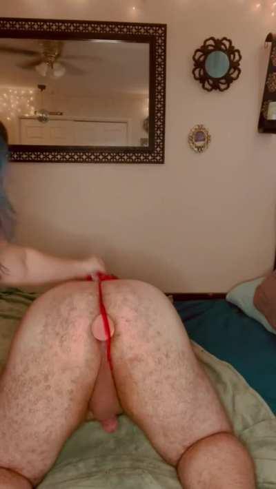 The more I squirmed the harder she pulled