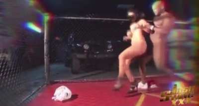 Fucked so hard she fell to the ground