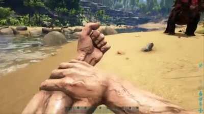 لما تلعب Ark للمره الأولي