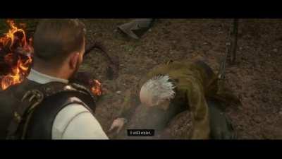 My $500 horse wandered into a cutscene, and this happened…