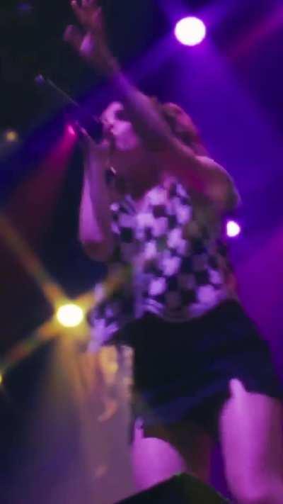 Singing her heart out in San Diego (September 2023)