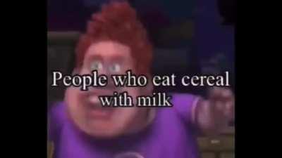 Cereal with milk is overrated