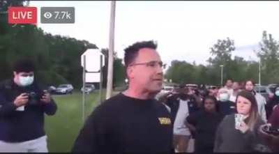 Flint sheriff took his riot gear off and marched with protesters instead.