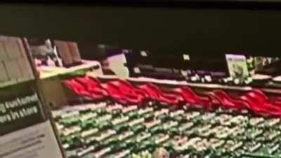 A Path of Destruction in a Shopping Mall