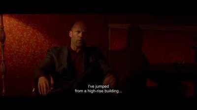 Jason Statham is intense