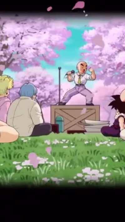 Krillin pursues his dream