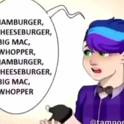 17+X= hamburger cheeseburger Big Mac whopper