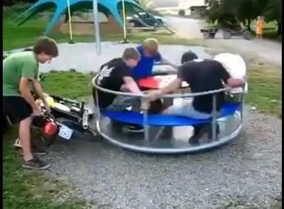 It was way too fast for the bro