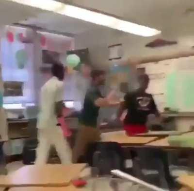 Classic from the old school fight subreddit, but this the whole video