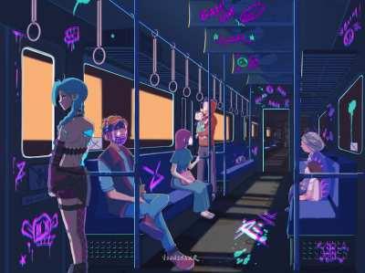 way back home - train scene