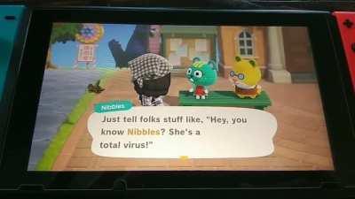 Not a good choice of words Nibbles...