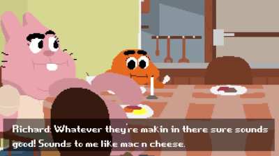 The Wattersons relaxing Thanksgiving (Shoestrang)