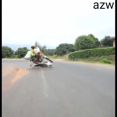 HMFT after I skate down a busy road.