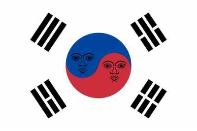Flag of South Korea (improved and animated)