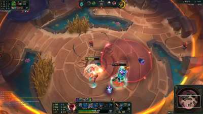 Lee Sin INSANE outplay in arena mode(synapse this)