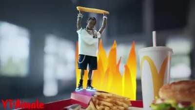 Travis Scott burger ad but its actually good