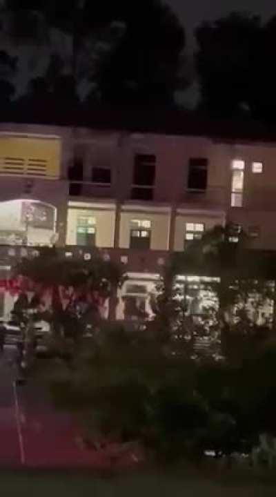 Last night , 2 Vietnamese female students were raped by militia men during their military education stay, they later attempted to commit suicide by jumping off the roof, 1 died and one was paralyzed