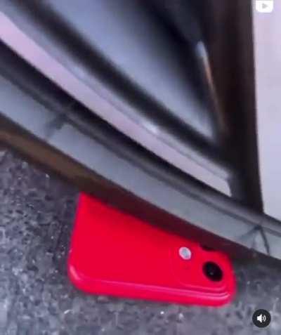 "you're gonna hit this car, back up back up"