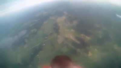 Skydiving without a parachute