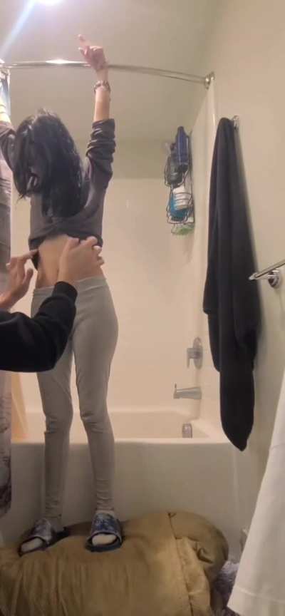 Arianna Bellybutton Tickle 