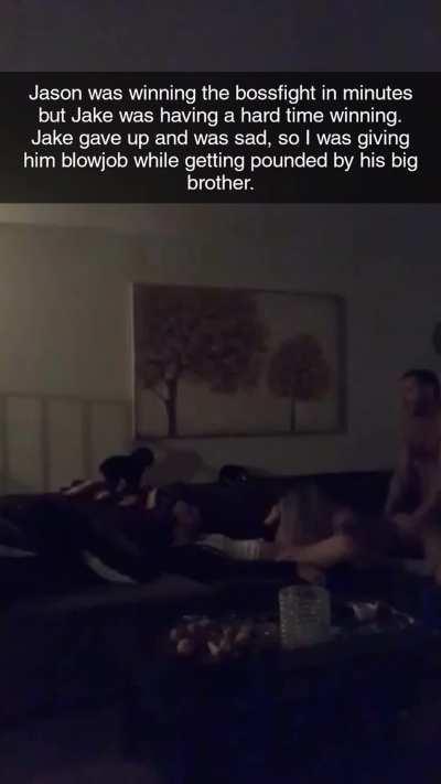 Mom tricks her sons and gets a nice pounding 