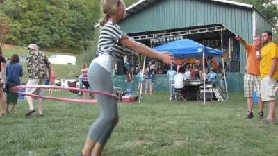 Kickstarting a hula hoop