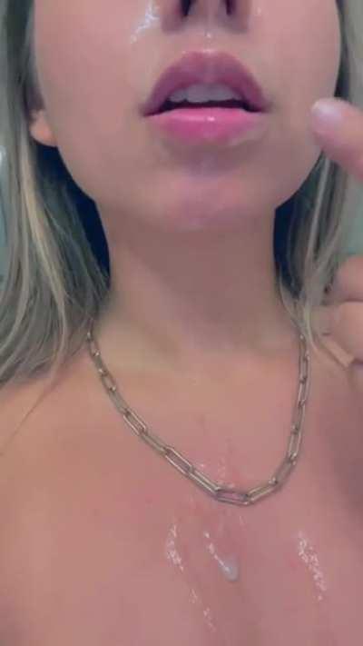 I got my first facial and wanted to make a cumpilation in honor of it 🥲🤤