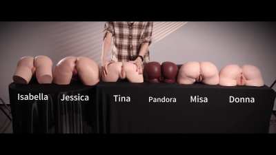 Comparison and Softness Demonstration of 6 Mrldoll Butt Dolls