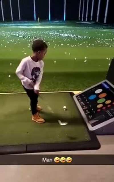 Not mine, but HMJB while I hit the driving range