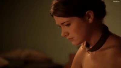 Laura Surrich gets taken up the ass in 'Spartacus' as topless Lucy Lawless watches