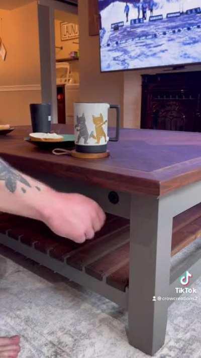 Made a silly video to show off the table
