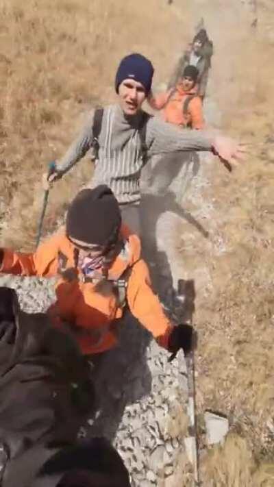 Just imagining going down this 