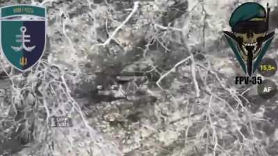 Ukraine's 35th Marine Brigade defeated a Russian mechanized infantry assault near Sribne, Donetsk region, targeting tanks, armored vehicles, and attacking infantry with FPV drones and artillery. Apr. 2, 2025