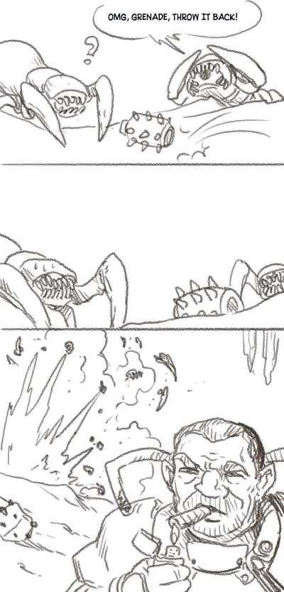 Grenade! (Request for a random beautiful dwarf)