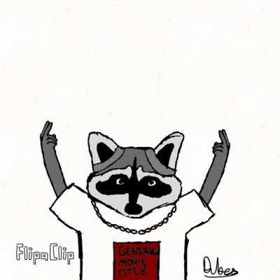 Made a short animation of a raccoon for a friend lol
