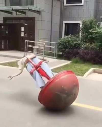 Interesting balance dance