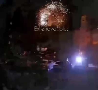 Russian air defense missile hits building in Stary Oskol, Belgorod Oblast. 6 October 2025 (Volume warning)