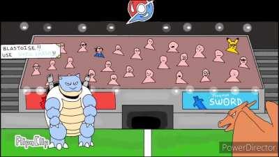 Blastoise, use shell smash!! Made by me 3 years ago lol