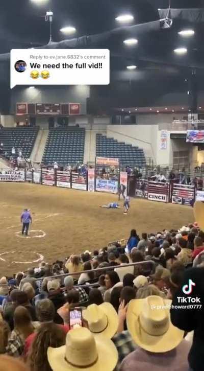 What could go wrong if I were to stand still in front of a pissed off Bull?