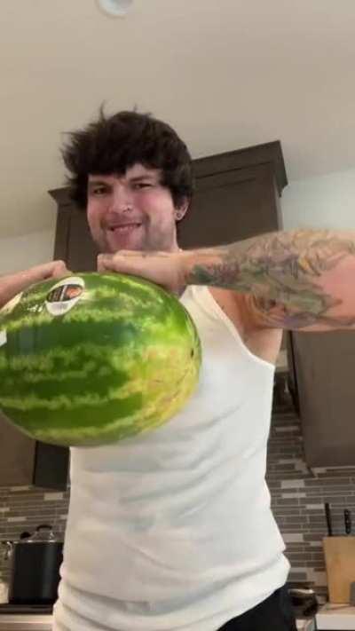 Rina and Charli after seeing the review for their latests albums on the needledrop.