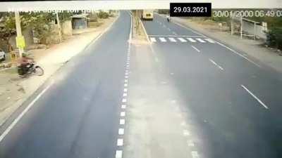 Hyderbad, India. Nobody died, apart from a few injuries to the drivers