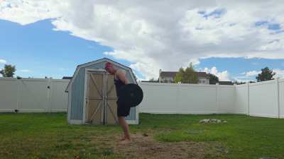 Saw my life flash before my eyes on a 185 lb Kelly Snatch